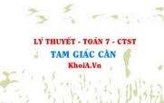 Tam giác cân là tam giác như thế nào? Tính chất của tam giác cân là gì? lớp 7 CTST